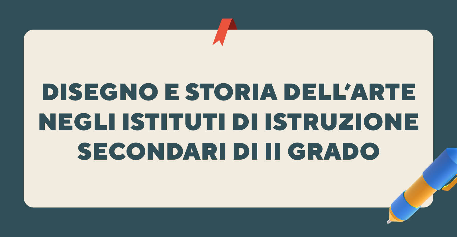 Disegno e storia dell’arte negli istituti di istruzione secondari di II grado